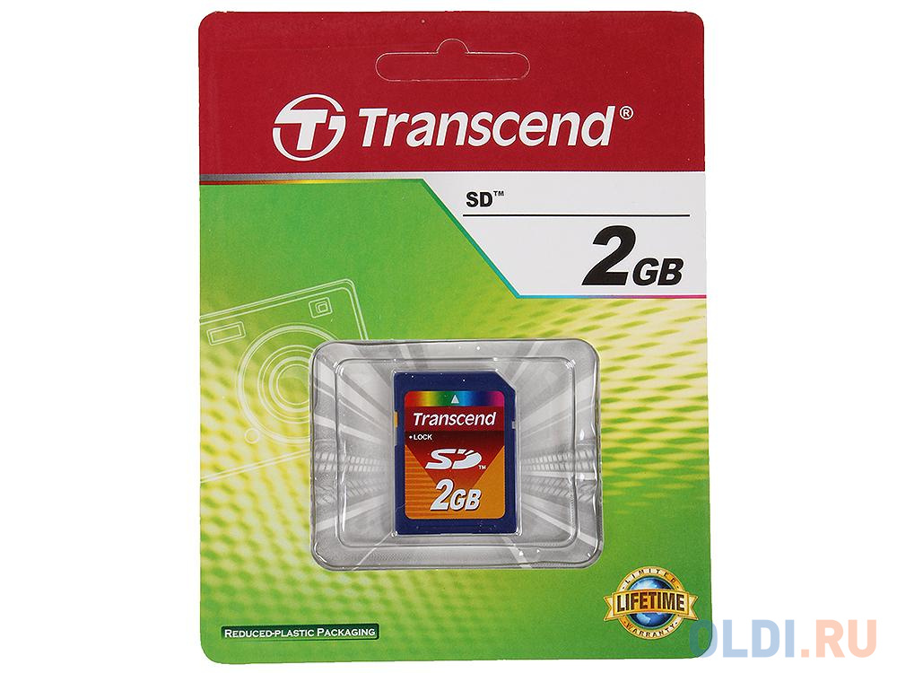 Карта памяти SD 2Gb Transcend (TS2GSDC) в Москвe