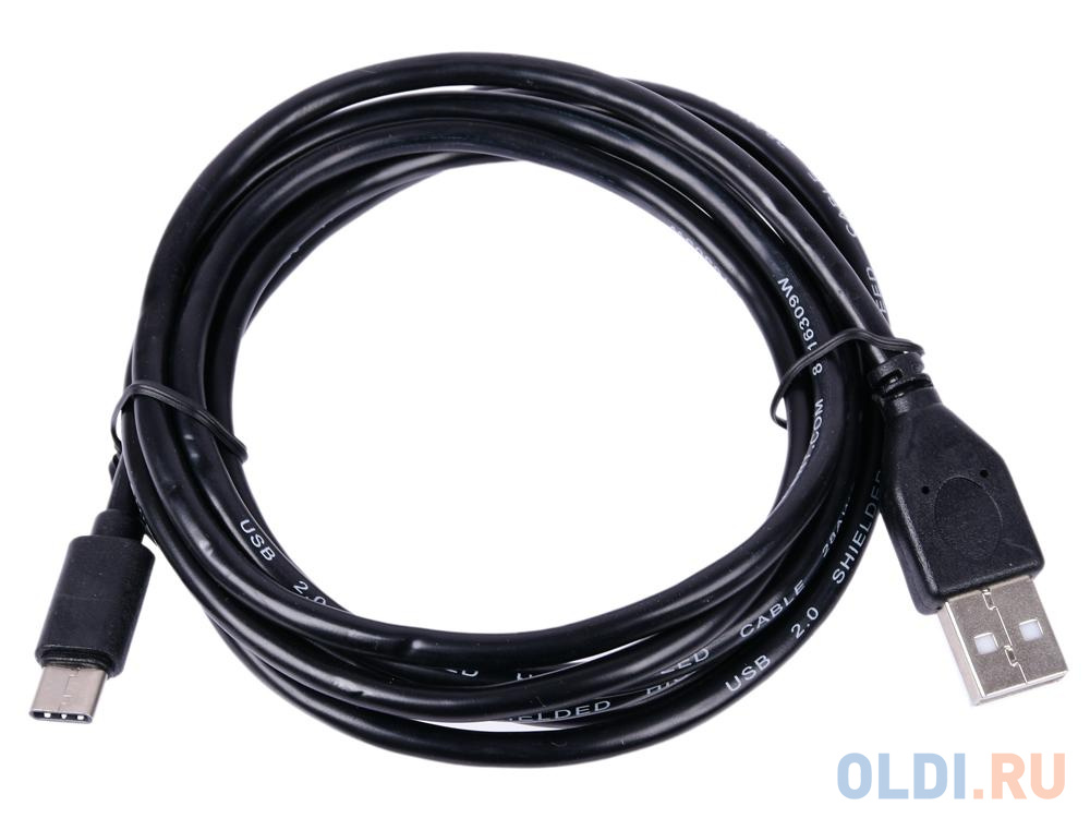 Кабель Type-C 1.8м Cablexpert CCP-USB2-AMCM-6 круглый черный