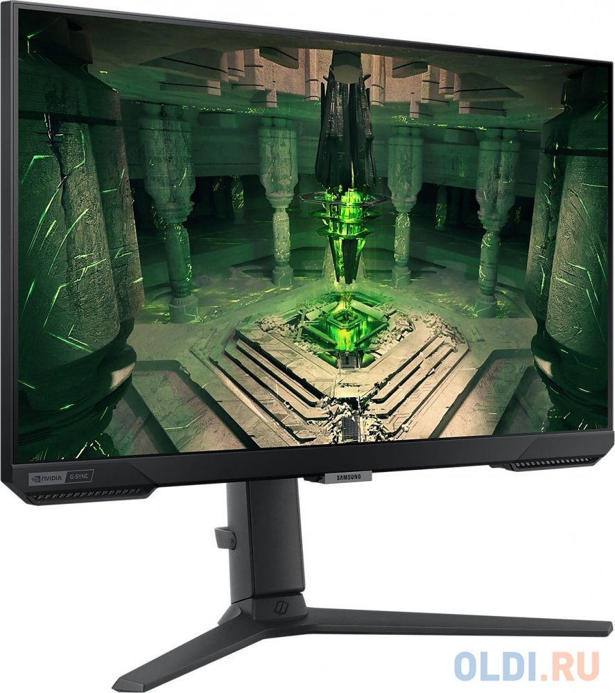 Монитор Samsung 27" Odyssey G4 S27BG400EI черный IPS LED 16:9 HDMI полуматовая HAS Piv 400cd 178гр/178гр 1920x1080 FreeSync Premium DP FHD 5.3кг