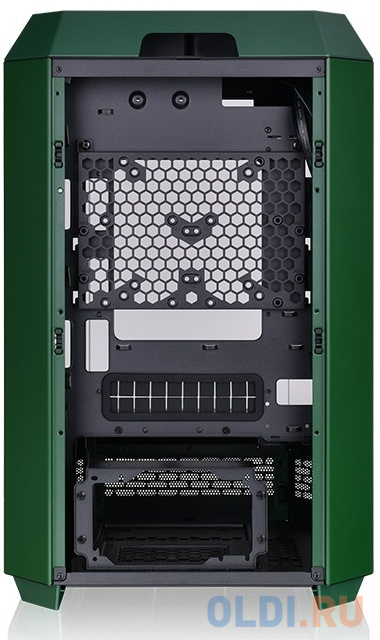 Корпус Thermaltake The Tower 300 Racing Green зеленый без БП miniITX 7x120mm 5x140mm 2xUSB3.0 audio bott PSU в Москвe