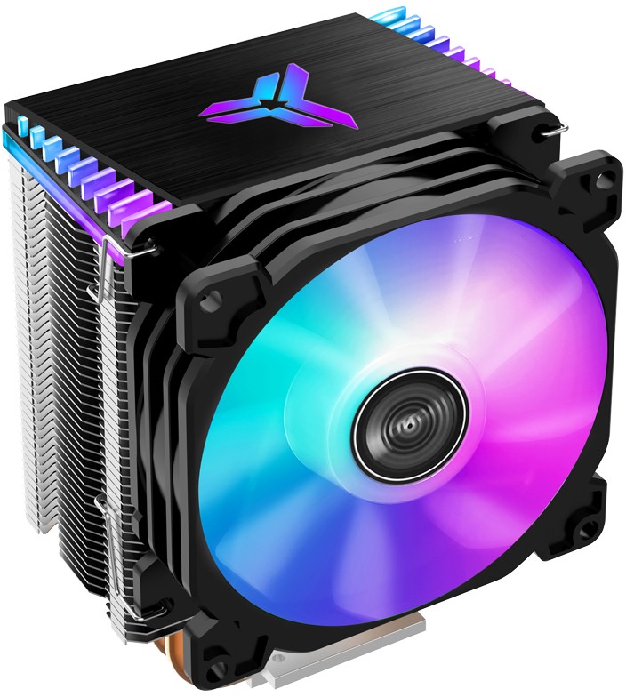 Кулер для процессора Jonsbo CR-1400 Color для Socket/115x/1200/1700/AM4, 92мм, 2300rpm, 30.5 дБ, 125Вт, 4-pin PWM, алюминий, медь, RGB (CL_JB_CR 1400 Color)