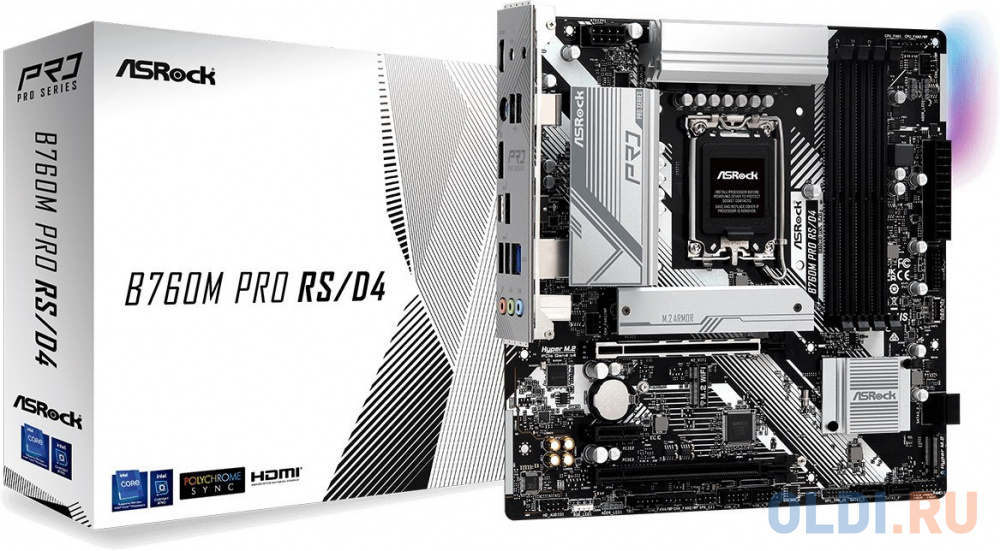 Материнская плата ASRock B760M PRO RS/D4 90-MXBKL0-A0UAYZ в Москвe