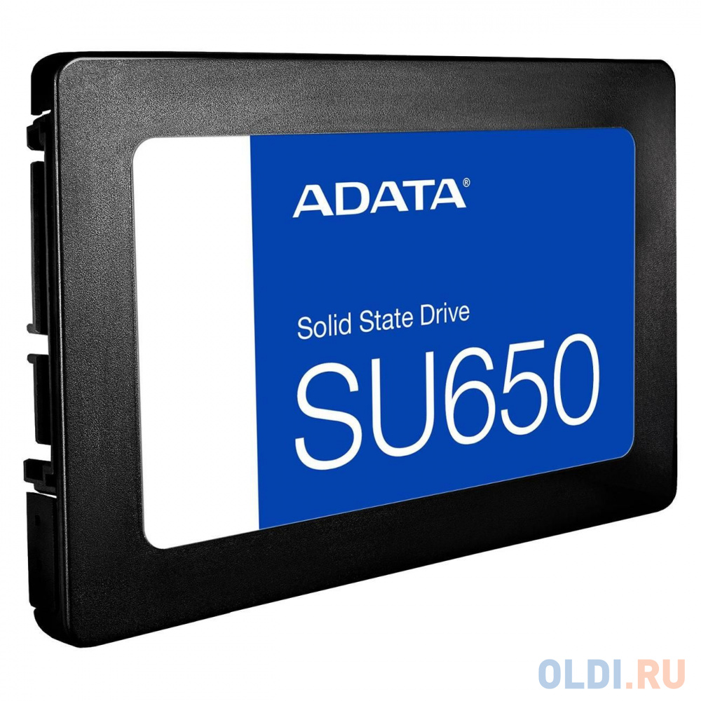 Твердотельный накопитель/ ADATA SSD Ultimate SU650, 512GB (RTS5735 + N48 / Realtek + Micron Nand Flash), 2.5" 7mm, SATA3, 3D TLC, R/W 520/450MB/s