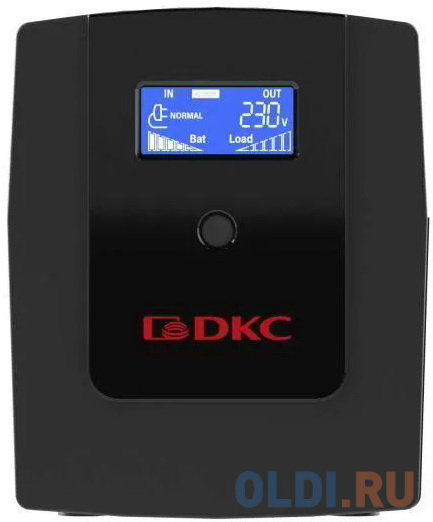 Линейно-интерактивный ИБП ДКС серии Info LCD, 600 ВА/360 Вт, 1/1, 3xIEC C13, USB + RJ45, LCD, 1x7Aч в Москвe