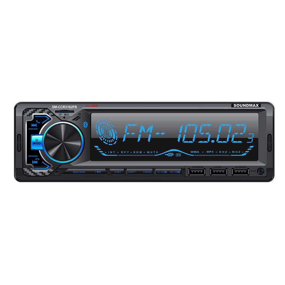 Автомагнитола Soundmax SM-CCR3182FB 1DIN в Москвe