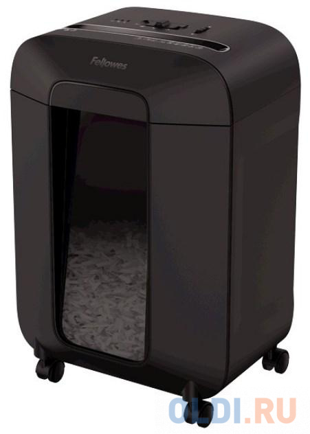 Шредер Fellowes PowerShred LX85 (секр.P-4)/перекрестный/12лист./19лтр./скрепки/скобы/пл.карты