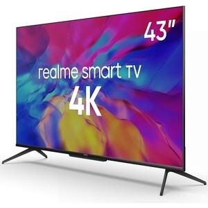 Телевизор Realme TV 43'' RMV2004 черный (43'', 4K, 60Гц, SmartTV, Android, WiFi)