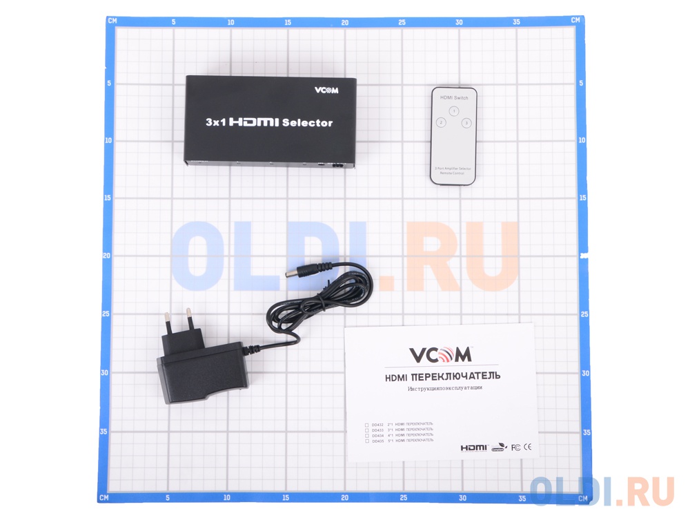 Переключатель HDMI 3 =1 VCOM <VDS8030