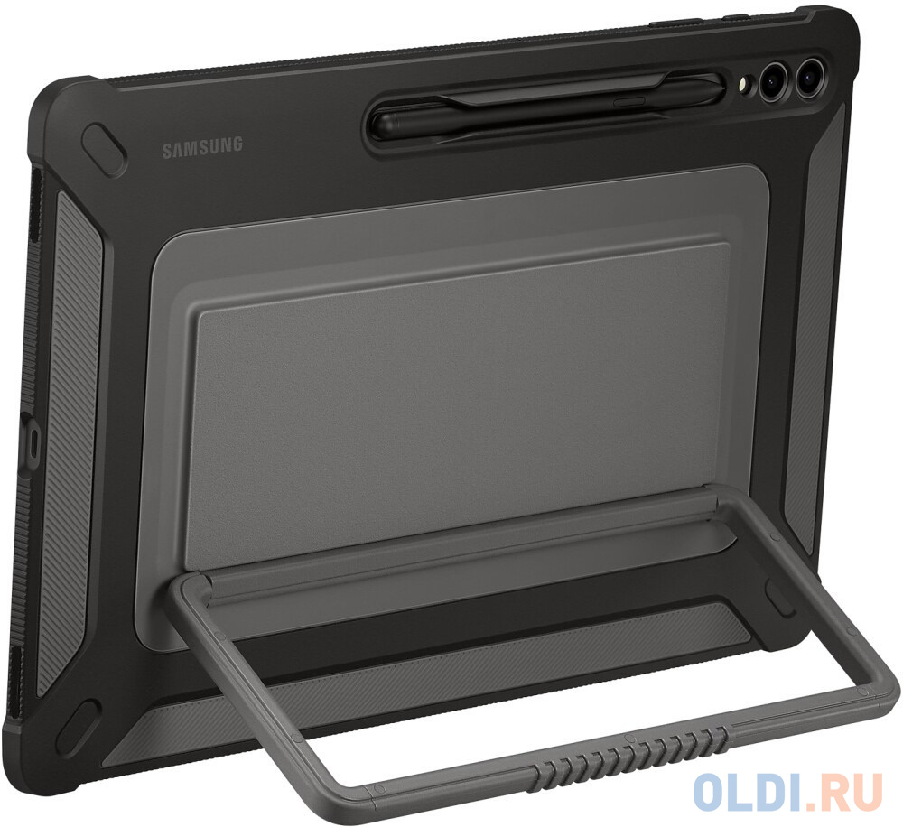 Чехол-крышка Samsung для Samsung Galaxy Tab S9 Ultra Outdoor Cover поликарбонат титан (EF-RX910CBEGRU) в Москвe