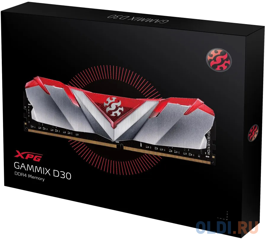 Оперативная память для компьютера A-Data XPG Gammix D30 DIMM 16Gb DDR4 3200 MHz AX4U32008G16A-DR30