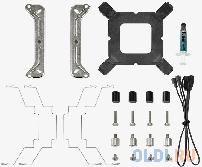 Cooler AeroCool Rime 4 Dual 250W / ARGB / PWM / Intel 115X/1200/1700/2011/2066 / AMD / Heat pipe 6mm