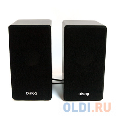 Колонки Dialog Stride AST-20UP BLACK - 2.0, 6W RMS, черные, питание от USB