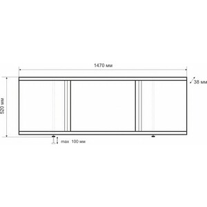 Ванна стальная Kaldewei Cayono 747 Easy-Clean 150x70 с экраном Emmy Элис и ножками