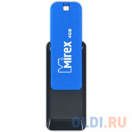 Флеш накопитель 4GB Mirex City, USB 2.0, Синий