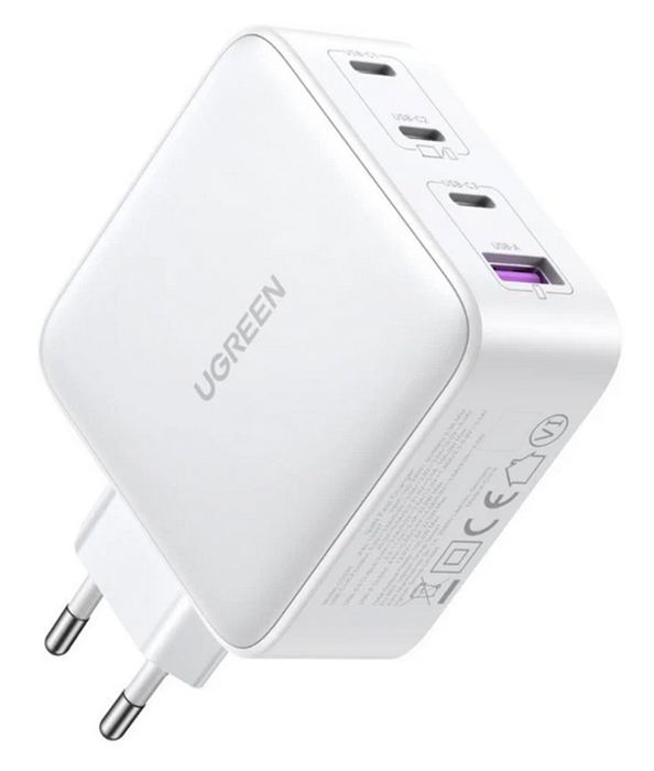 Зарядное устройство Ugreen D226 Nexode USB-A+3xUSB-C 100W White 15337 в Москвe