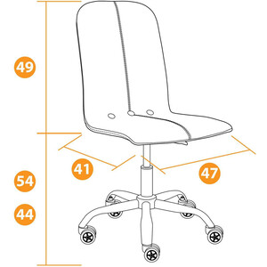 Компьютерное кресло TetChair Кресло RIO экошерсть/кож/зам, коричневый/бежевый, 1811-5/36-34 в Москвe