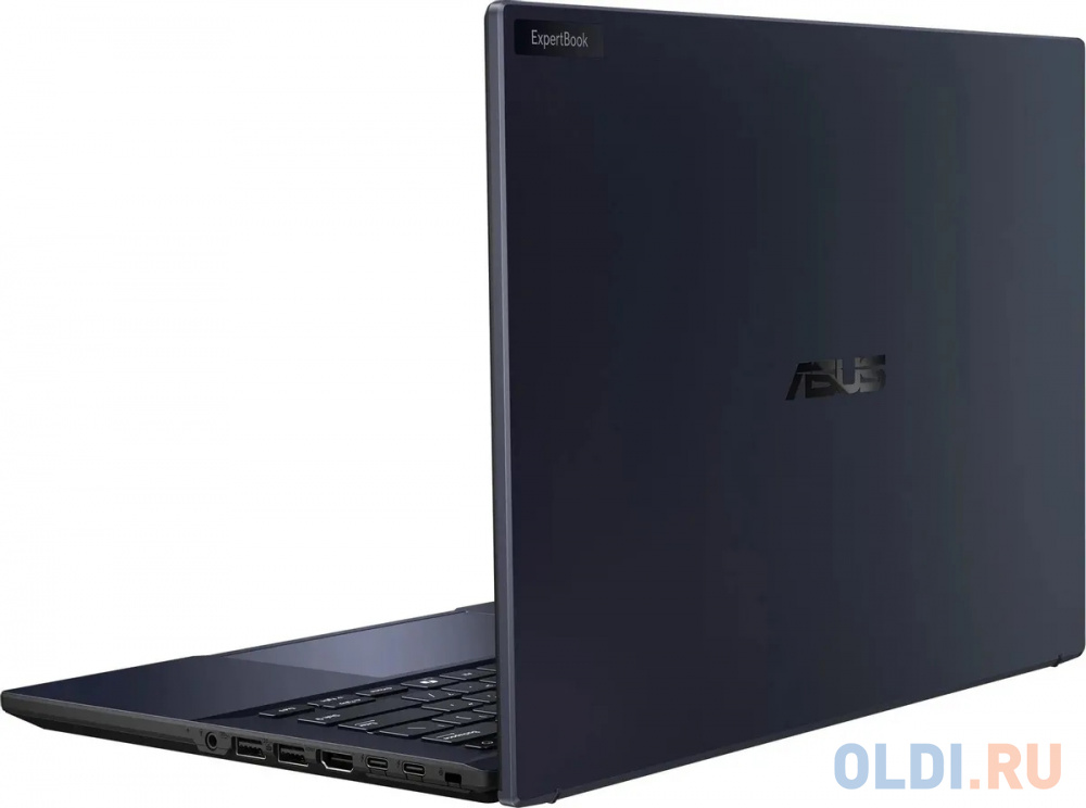 Ноутбук/ ASUS B5404CMA-QN0401X 14"(2560x1600 (матовый) WVA)/Intel Core Ultra 7 155U(1.7Ghz)/16384Mb/1024PCISSDGb/noDVD/Int:shared/Cam/BT/WiFi/63W