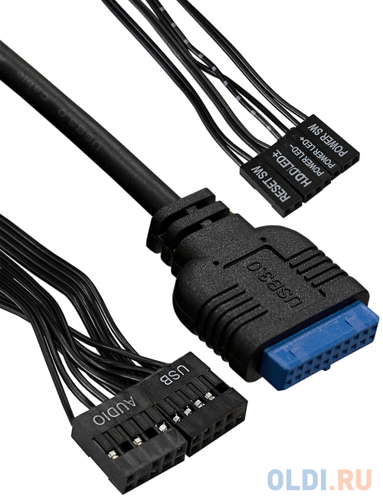 Корпус Miditower ExeGate CP-606U-AB400 (ATX, AB400 с вент. 8см, 1*USB+1*USB3.0, аудио)