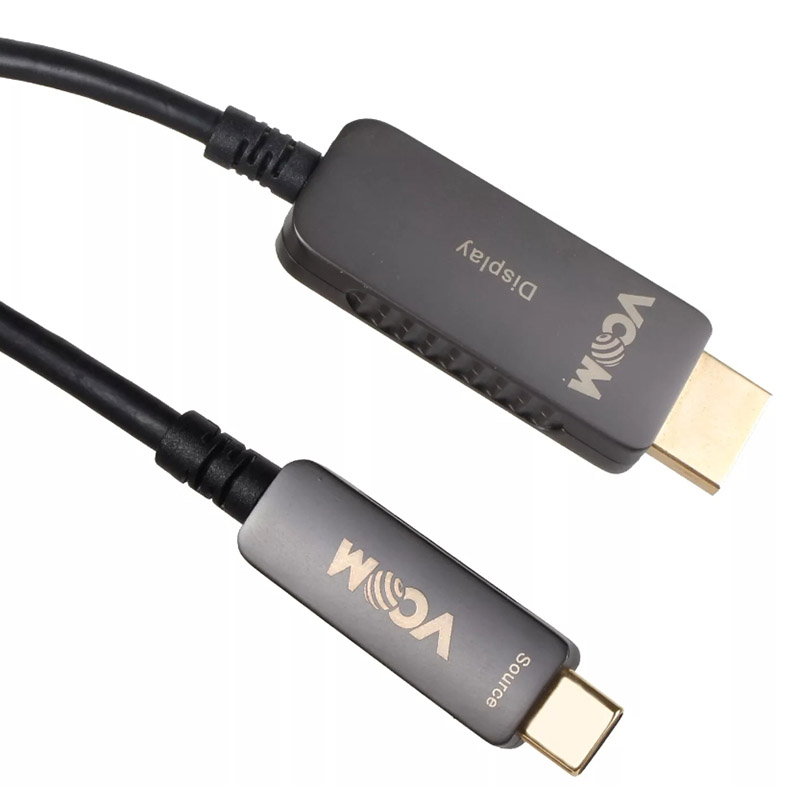 Аксессуар Vcom USB Type-C - HDMI 2.0v 10m D3742CH-10.0