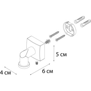 Мыльница Fixsen Kvadro магнитная (FX-61309A)