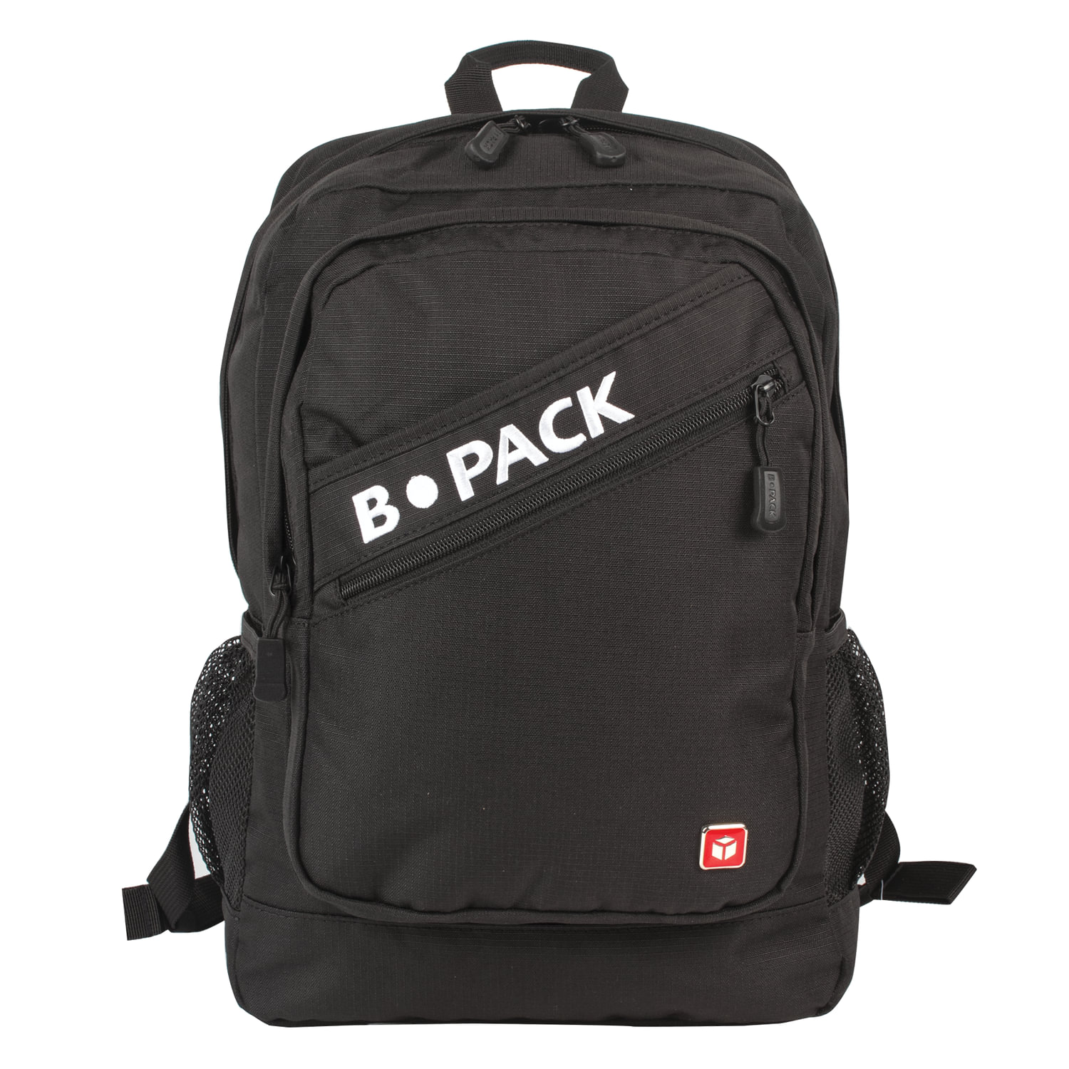 Рюкзак B-PACK S-09 (БИ-ПАК) универсальный, с отделением для ноутбука, уплотненная спинка, черный, 44х30х14 см, 226956