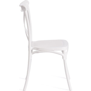 Стул TetChair Cross (mod PL24) пластик 48x58x89 см White (белый) 11954