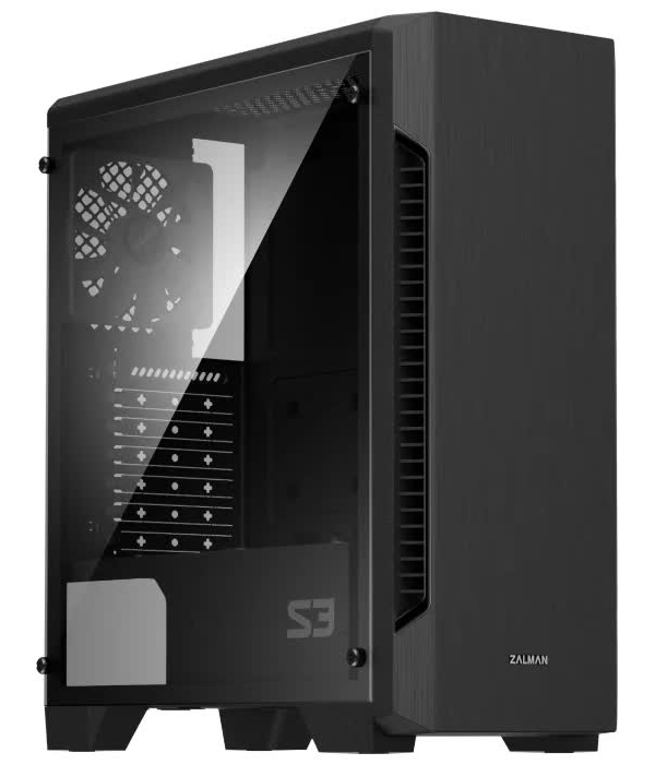 Корпус Zalman S3 Tempered Glass Window Black