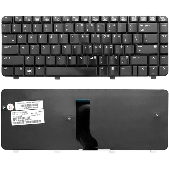Клавиатура для ноутбука HP Pavilion DV4-1000 Series Glossy Black (TOP-69753)