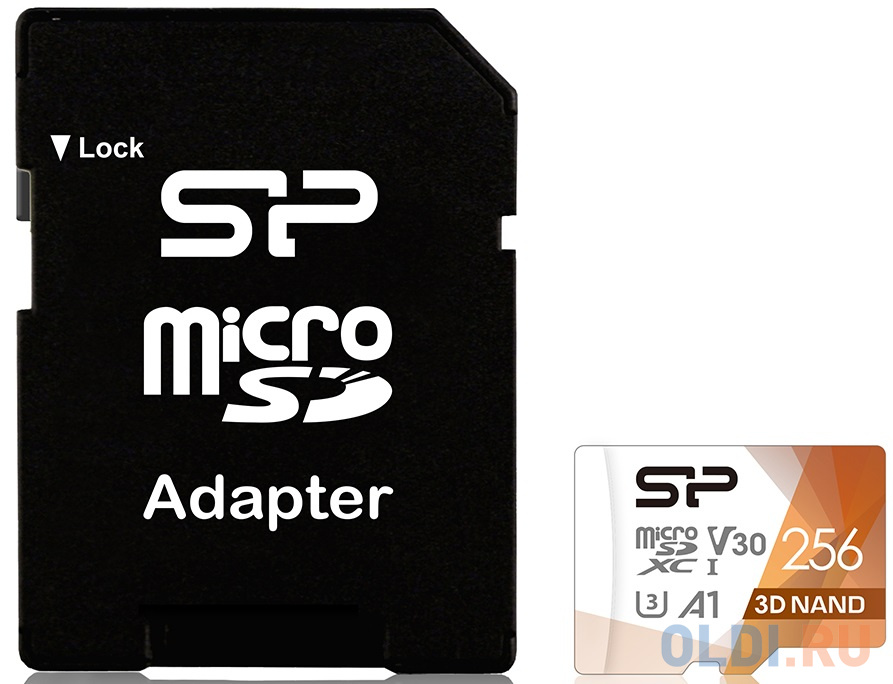 Флеш карта microSD 256GB Silicon Power Superior Pro A1 microSDXC Class 10 UHS-I U3 Colorful 100/80 Mb/s (SD адаптер) SP256GBSTXDU3V20AB