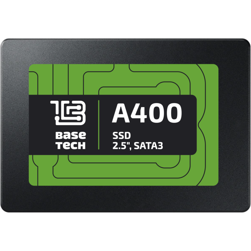 Твердотельный накопитель (SSD) BaseTech 120Gb A400, 2.5", SATA3 (SSDBTA400120GN) Bulk (OEM)