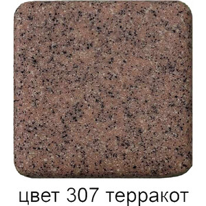 Кухонная мойка и смеситель GreenStone GRS-14K-307 Lemark Comfort LM3061C с сифоном и дозатором, терракот в Москвe