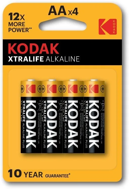 Батарея Kodak XTRALIFE, AA, 1.5V, 4шт. (55755)