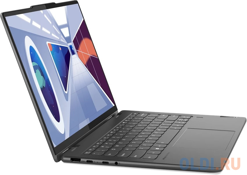 Ноутбук/ Lenovo Yoga 7 14ARP8 14"(2880x1800 OLED)/Touch/AMD Ryzen 7 7735U(2.7Ghz)/16384Mb/1024SSDGb/noDVD/Int:AMD Radeon/Cam/BT/WiFi/71WHr/war 1y