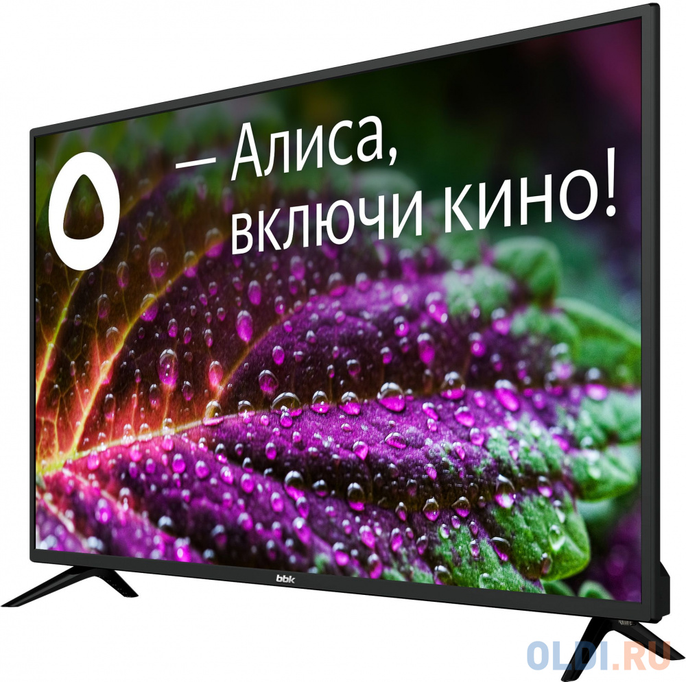 Телевизор LED BBK 42.5" 43LEX-8211/UTS2C (B) Яндекс.ТВ черный 4K Ultra HD 60Hz DVB-T2 DVB-C DVB-S2 USB WiFi Smart TV (RUS)