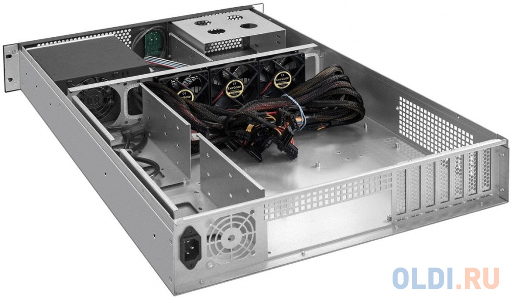 Серверный корпус ExeGate Pro 2U650-08 <RM 19", высота 2U, глубина 650, БП 1000ADS, 2*USB>