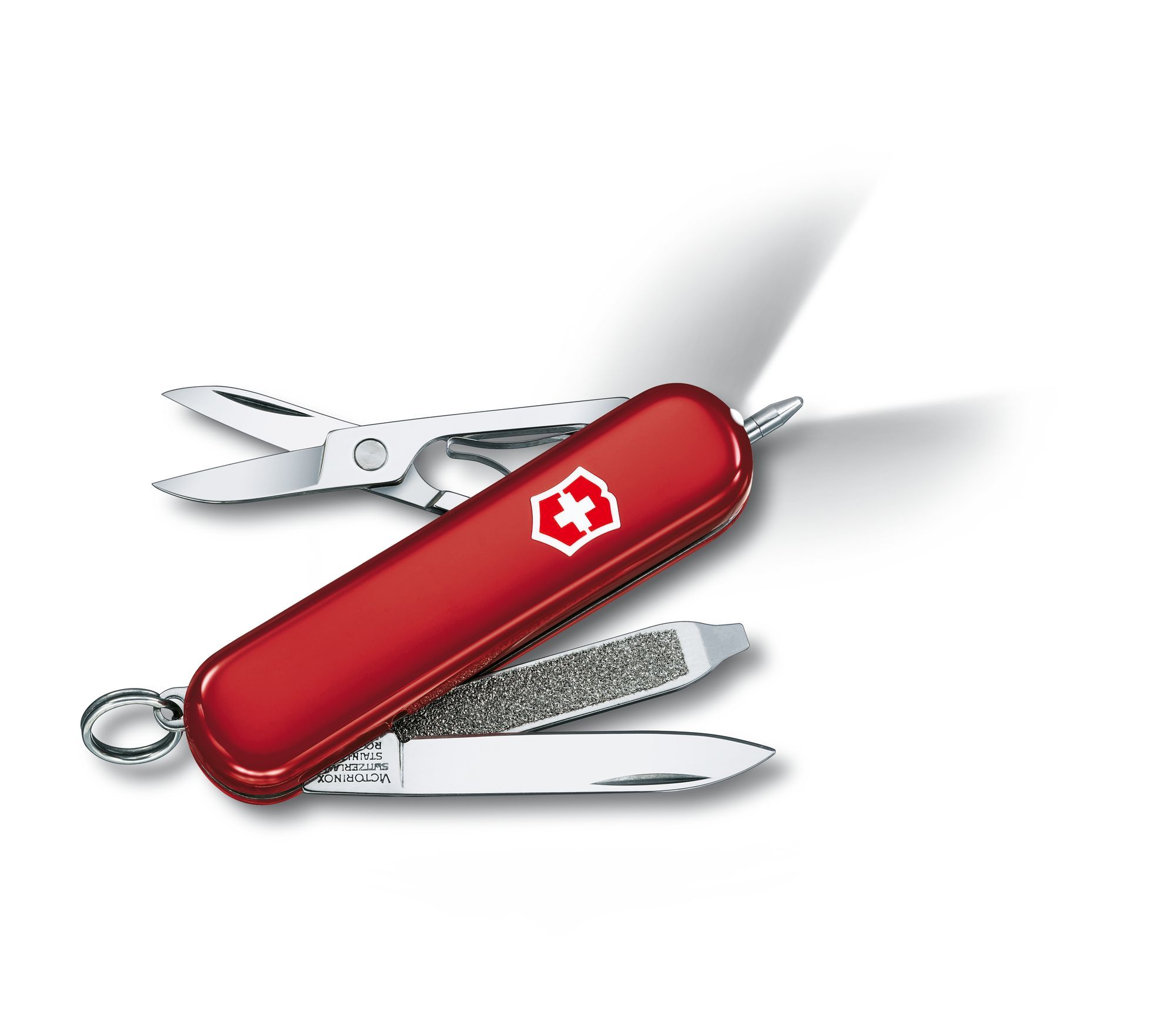 Нож-брелок Victorinox Classic Signature Lite, 58 мм, 7 функций, красный в Москвe