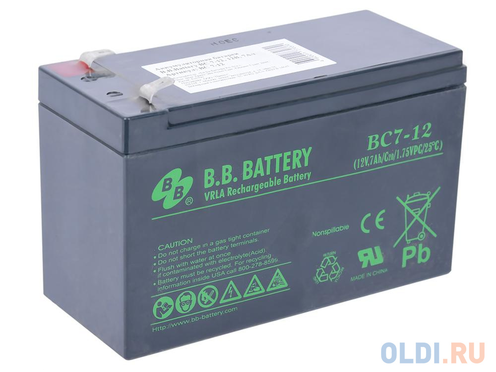 Батарея B.B. Battery BC 7-12 7Ач 12B