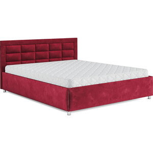 Кровать Mebel Ars Версаль 140 см (бархат красный STAR VELVET 3 DARK RED) в Москвe