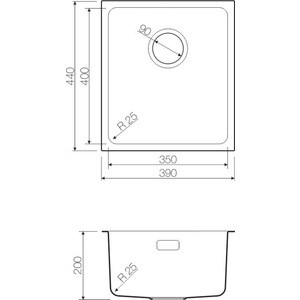 Кухонная мойка Omoikiri Tadzava 38-U/I IN нержавеющая сталь (4993077) в Москвe