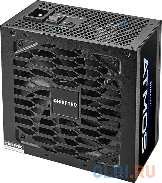 Chieftec Atmos CPX-750FC (ATX 3.0, 750W, 80 PLUS GOLD, Active PFC, 135mm fan, Full Cable Management, Gen5 PCIe) Retail в Москвe