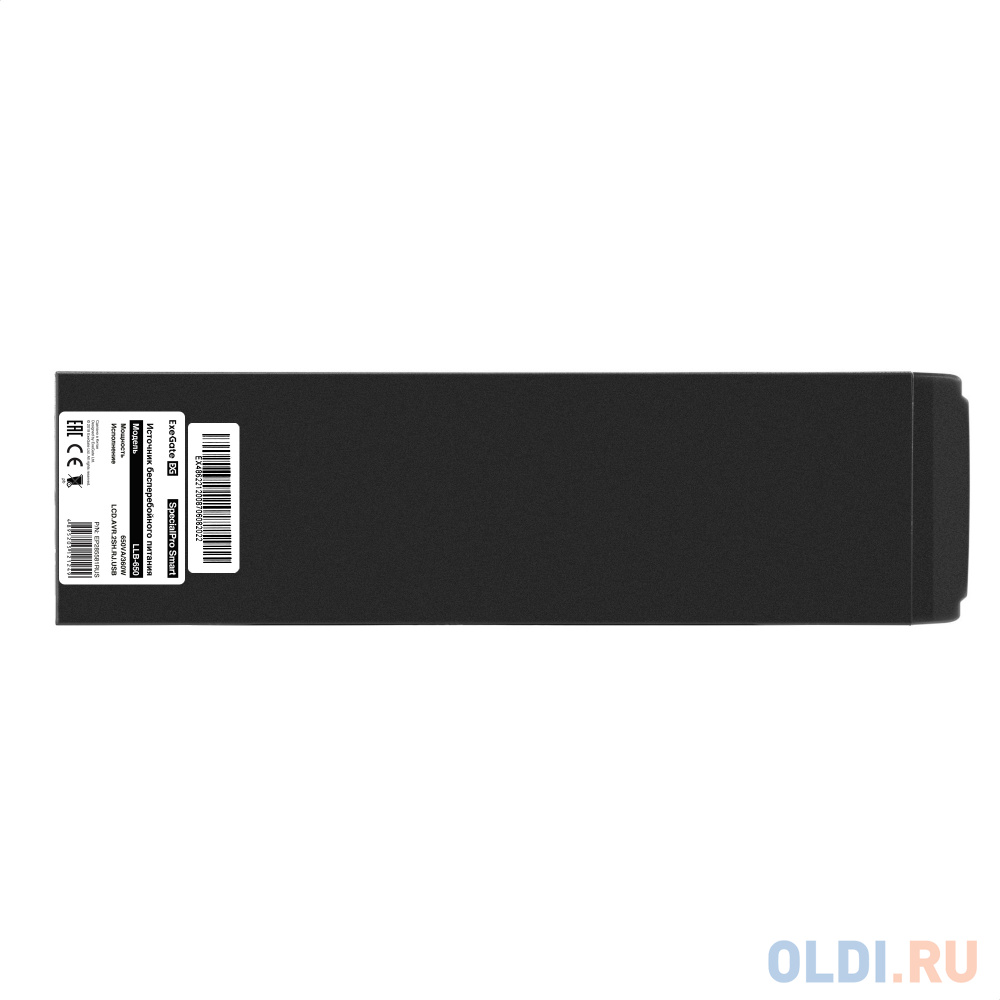 Exegate EP285581RUS ИБП ExeGate SpecialPro Smart LLB-650.LCD.AVR.EURO.RJ.USB <650VA/360W, LCD, AVR, 2 евророзетки, RJ45/11, USB, Black>