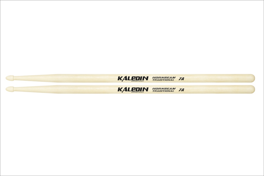 Барабанные палочки Kaledin Drumsticks 7KLHB7A 7А  граб деревянный наконечник