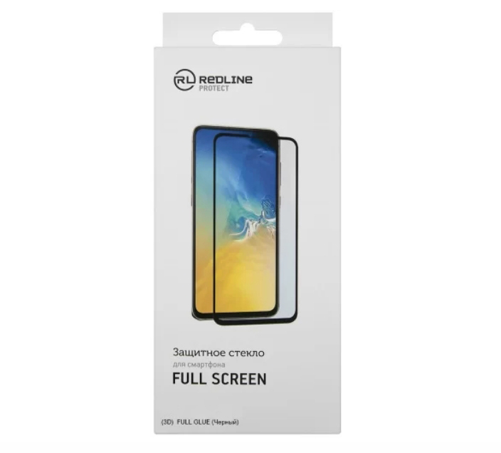 Стекло защитное Red Line Samsung Galaxy S10 Plus Full Screen (3D) tempered glass черный УТ000017173