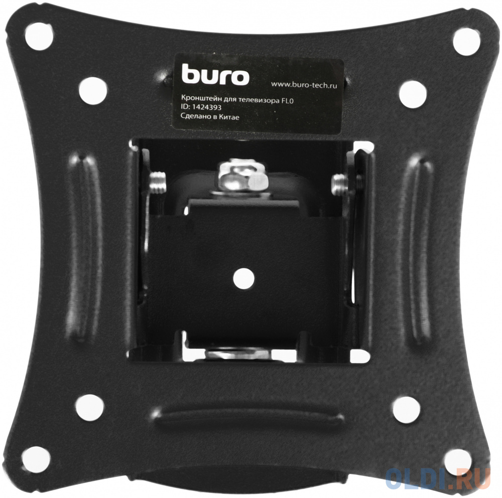 Кронштейн для телевизора Buro FL0 черный 20"-29" макс.15кг настенный поворот и наклон