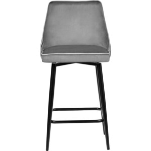 Полубарный стул Bradex Dave серый с жаккардом (RF 0204)