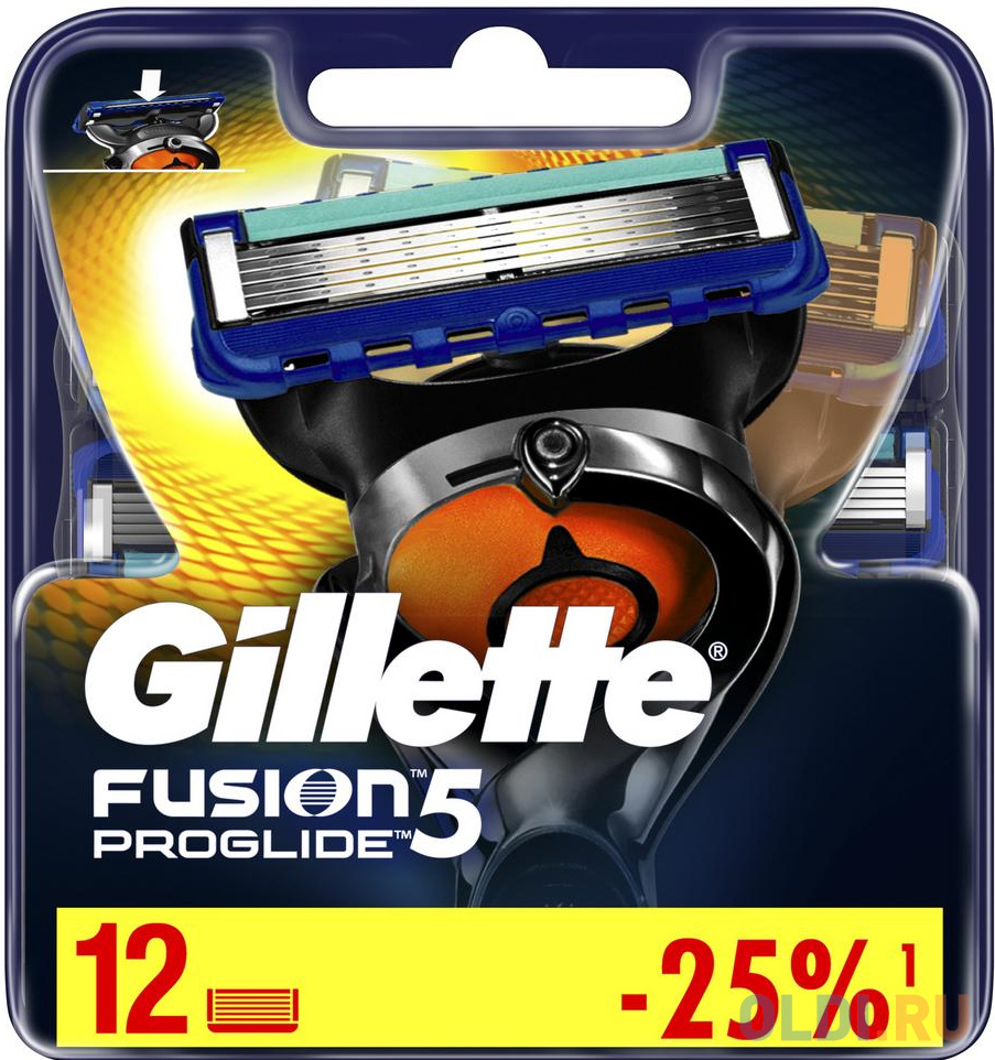 Gillette Сменные кассеты Fusion5 Proglide, 12 шт. в Москвe