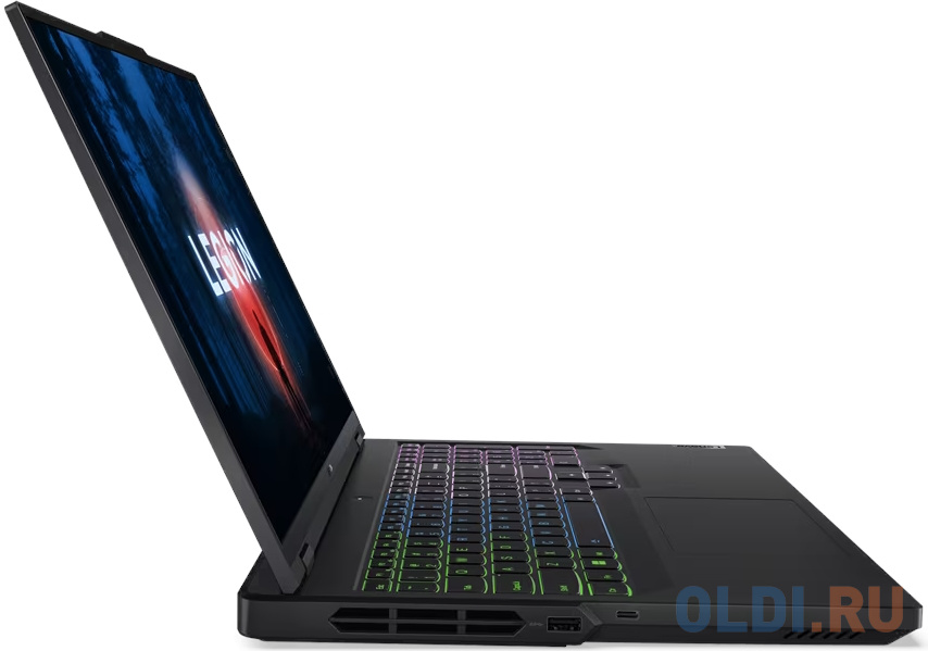 Ноутбук Lenovo Legion Pro 5 16ARX8 Ryzen 5 7645HX 32Gb SSD1Tb NVIDIA GeForce RTX4050 6Gb 16" IPS WQXGA (2560x1600) noOS dk.grey WiFi BT Cam (82WM