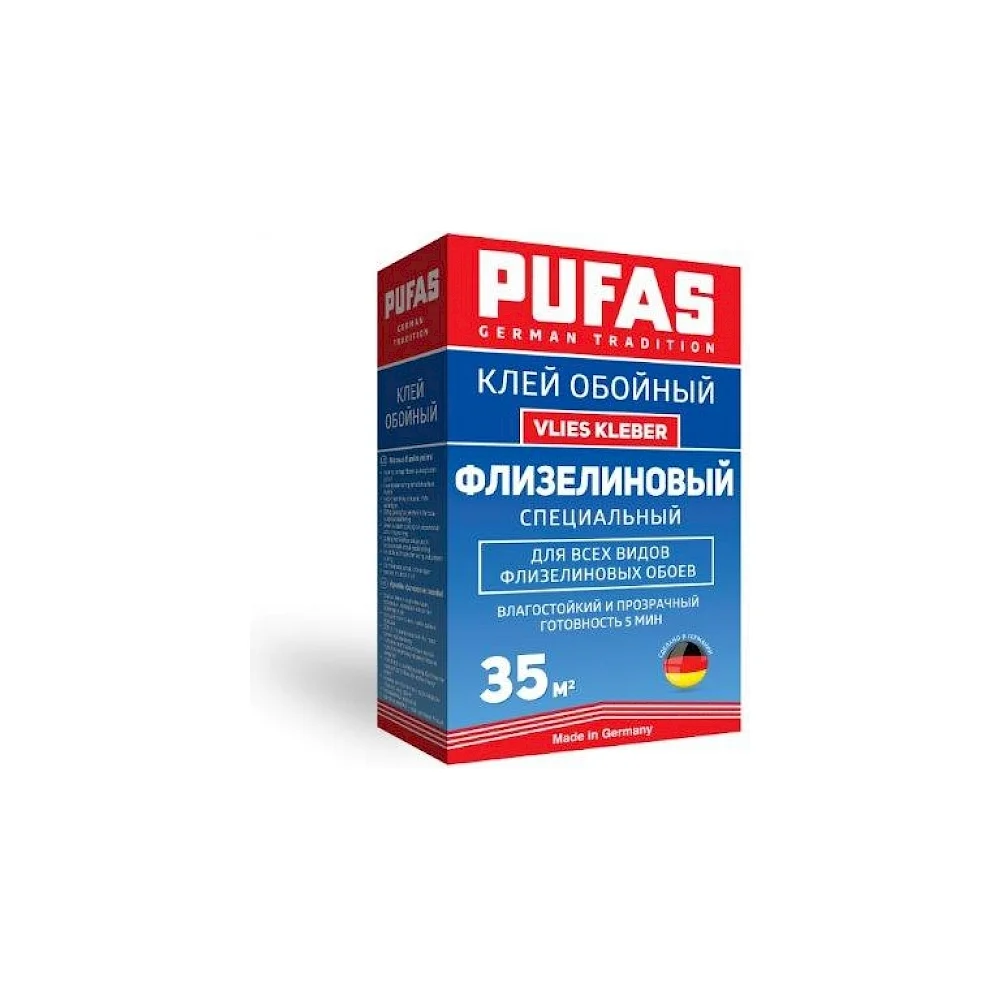 Специальный флизелиновый клей Pufas