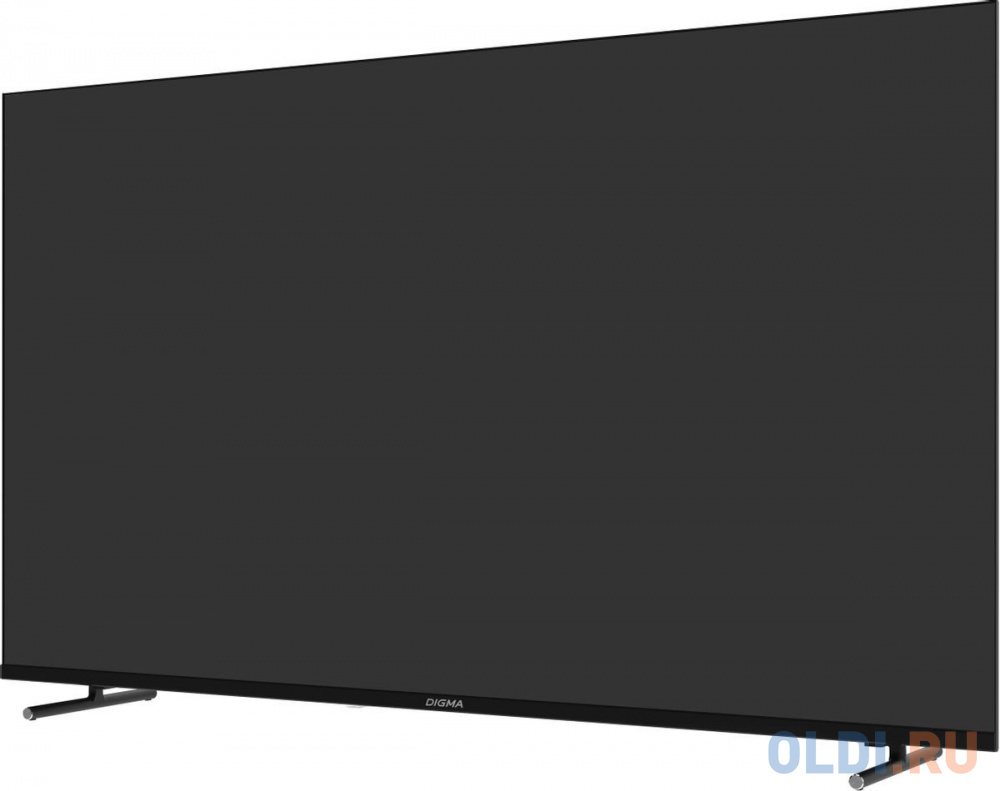 Телевизор LED Digma 50" DM-LED50UBB33 Яндекс.ТВ Frameless черный 4K Ultra HD 60Hz DVB-T DVB-T2 DVB-C DVB-S DVB-S2 USB WiFi Smart TV