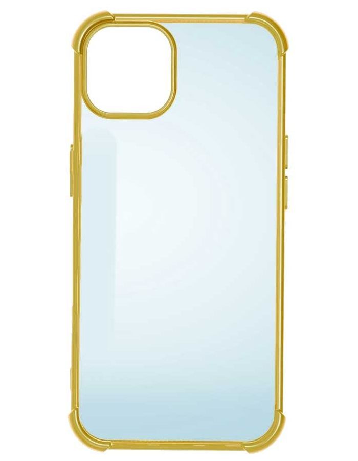 Чехол противоударный Devia Glitter Shockproof Soft Case для iPhone 13 Pro Max, золотистый